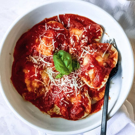 Date Night Heart Shaped Cheese Ravioli