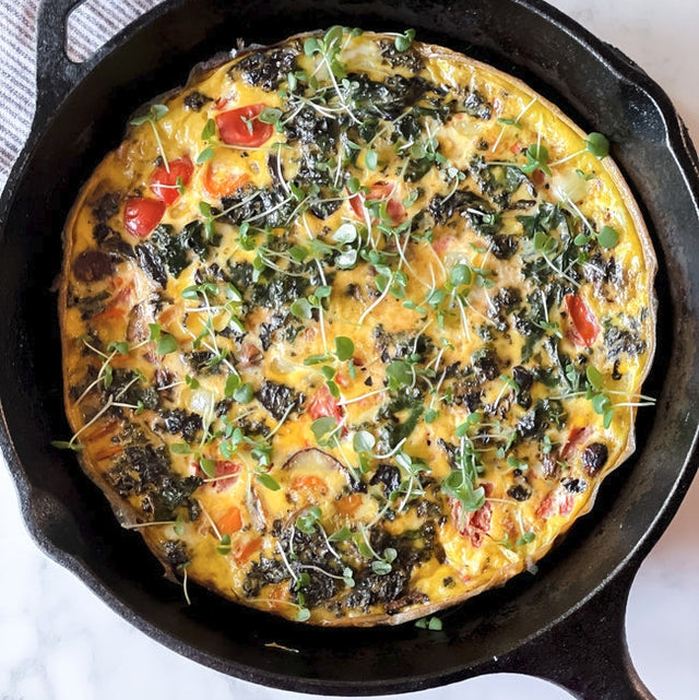 The Rise Gardens Veggie Frittata