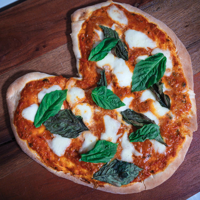 Heart Shaped Pizza for Valentine's Day