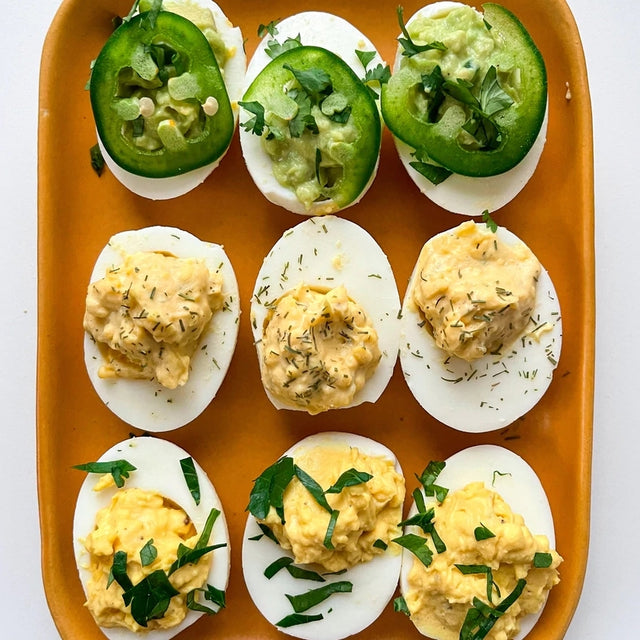 Deviled Eggs 3 Ways