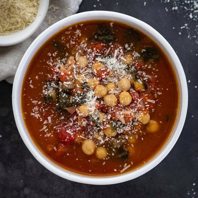 25-Minute One Pot Chickpea Kale Soup