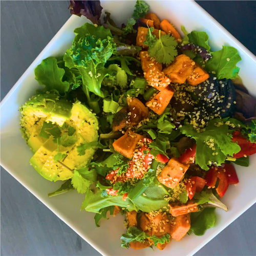 Roasted Butternut Squash and Avocado Superfood Salad